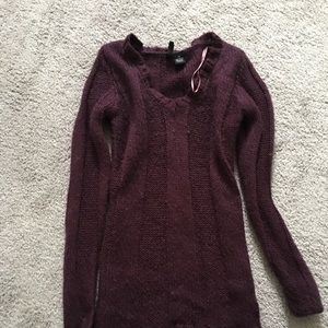 Burgundy Charlotte Russe sweater